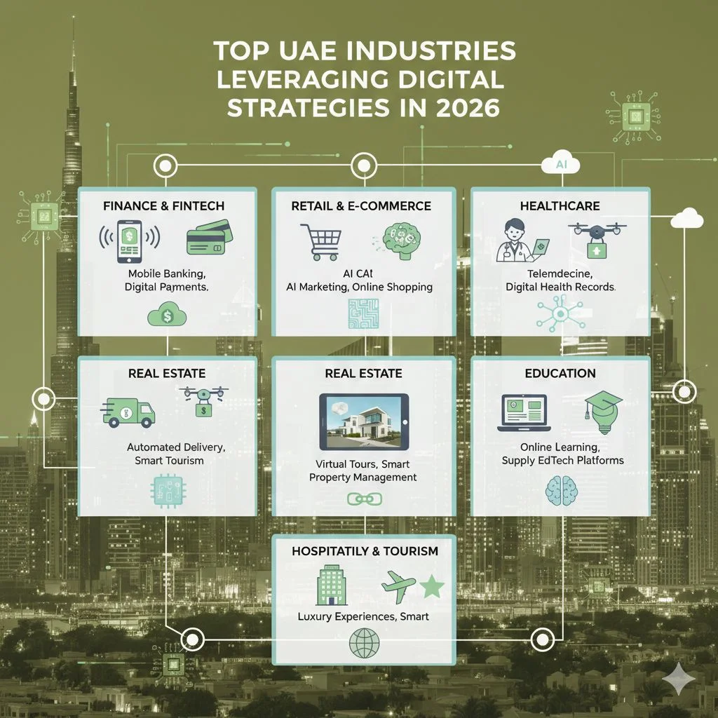 Top UAE Industries Leveraging Digital Strategies in 2026